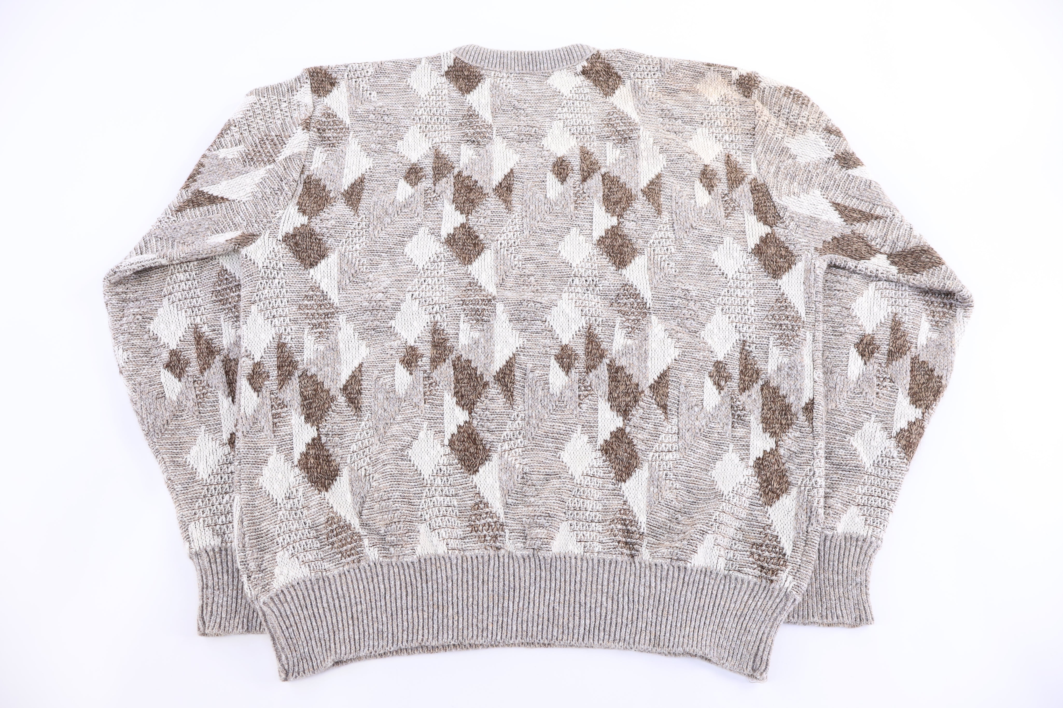 Vintage Reed St. James Multipattern Knit Sweater - Sweater - Thrifted Threads