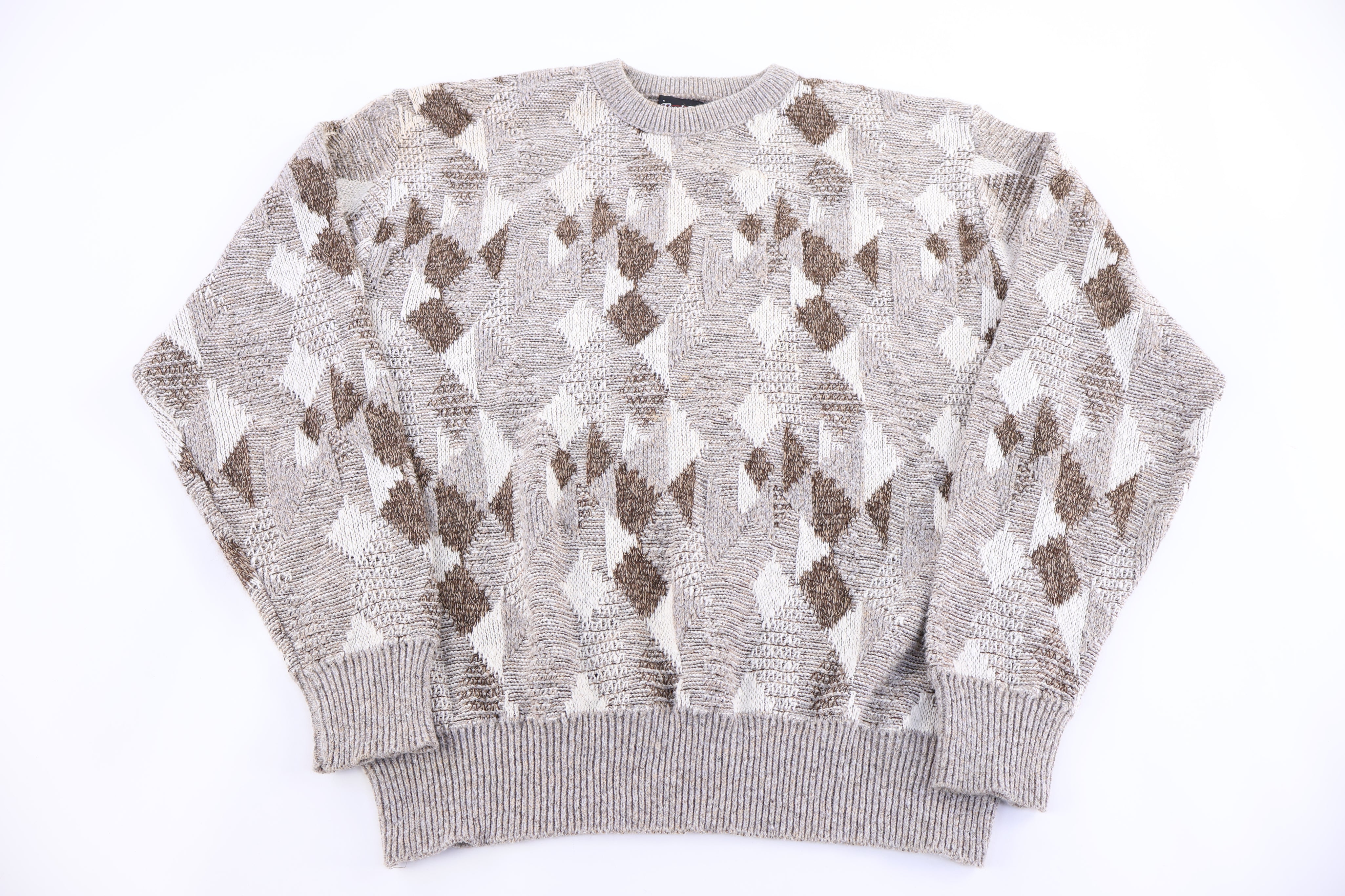 Vintage Reed St. James Multipattern Knit Sweater - Sweater - Thrifted Threads