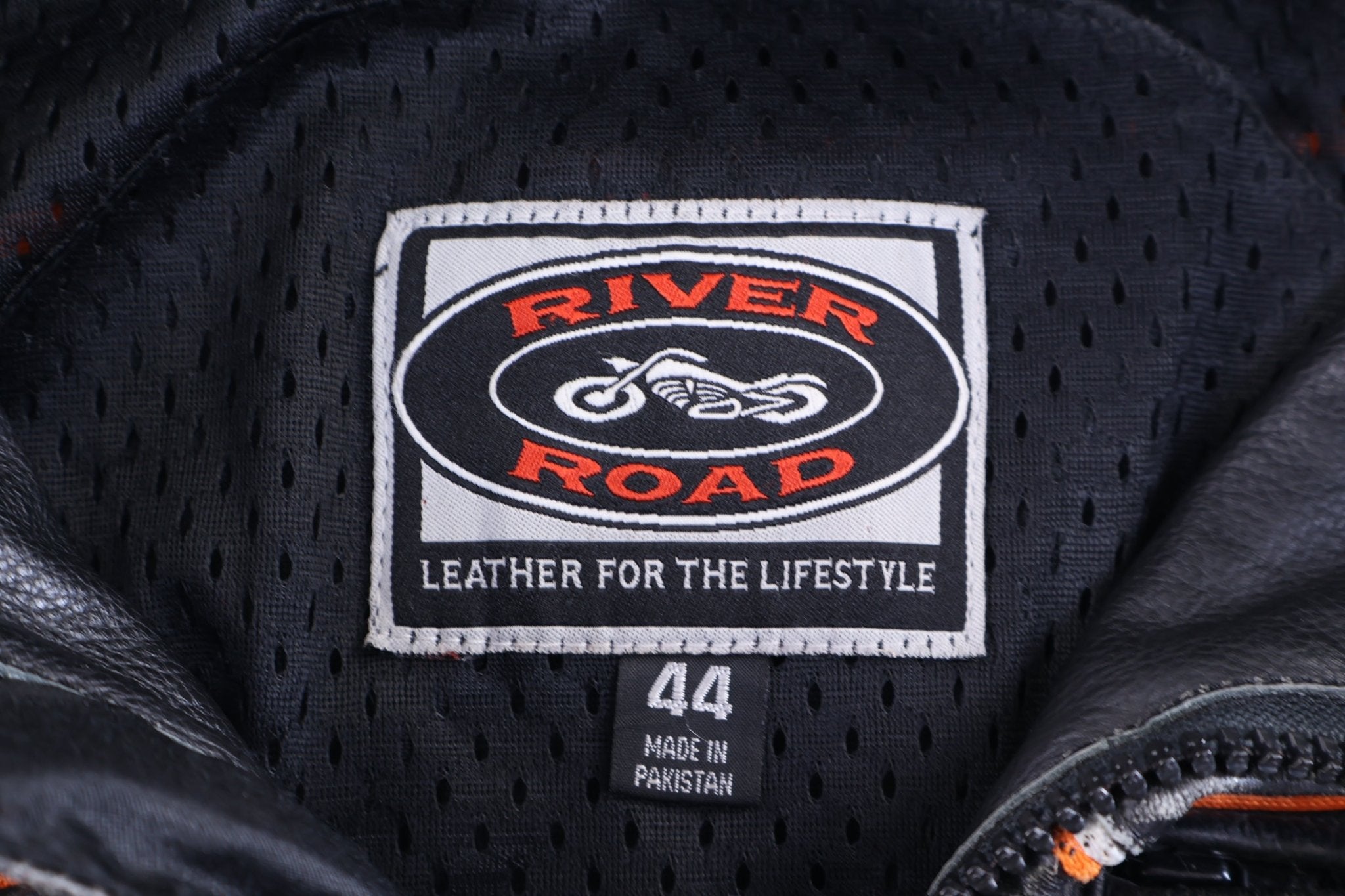Vintage River Road Black Full Zip Leather Jacket - Jacket - Thrifted Threads