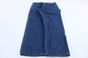Vintage Round House Dark Blue Denim Jeans - ThriftedThreads.com