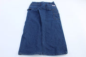Vintage Round House Dark Blue Denim Jeans - ThriftedThreads.com