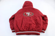 Vintage San Francisco 49ers Full Zip Hooded Jacket - Jacket - Thrifted Threads
