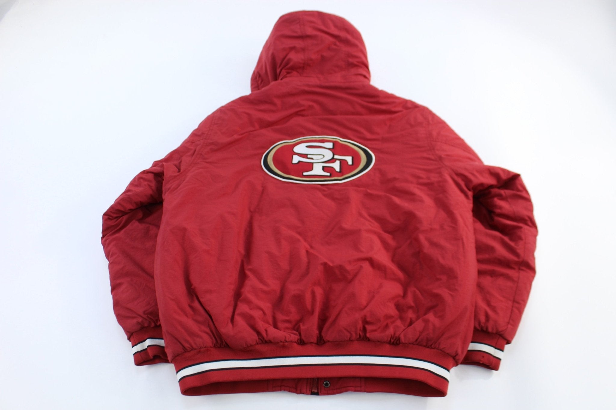 Vintage San Francisco 49ers Full Zip Hooded Jacket - Jacket - Thrifted Threads