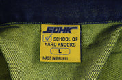 Vintage School of Hard Knocks Denim Jacket - Jacket - Thrifted Threads