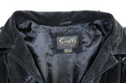 Vintage Scully Black Fringed Suede Jacket - Jacket - Thrifted Threads
