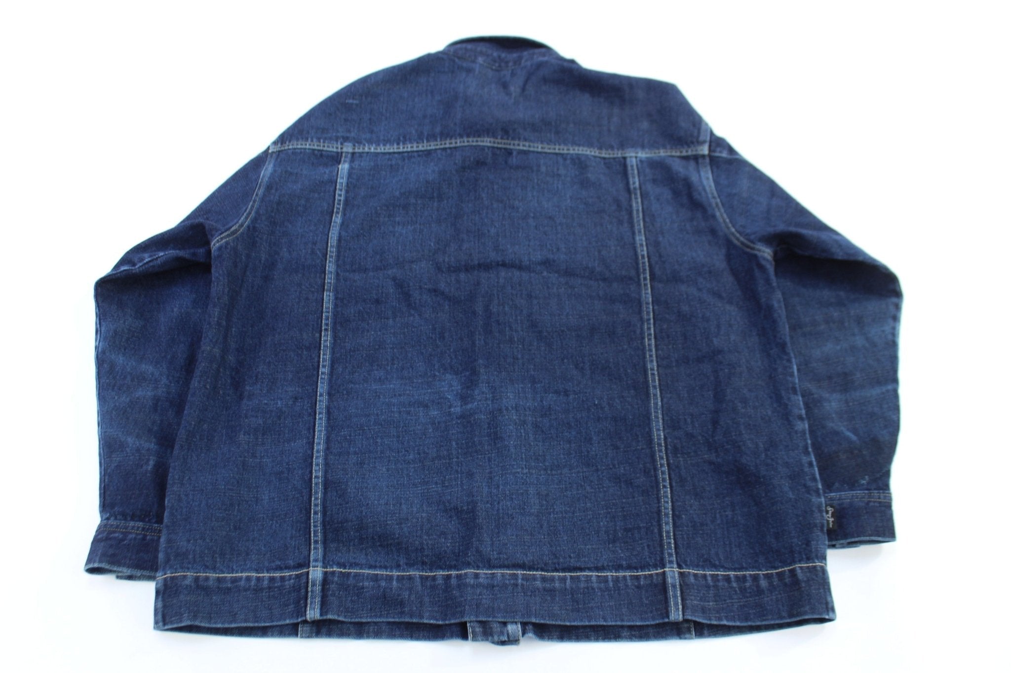 Vintage Sean John Dark Wash Trucker Jacket - jacket - Thrifted Threads