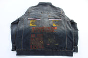 Vintage Sean John Dark Washed Denim Jacket - ThriftedThreads.com