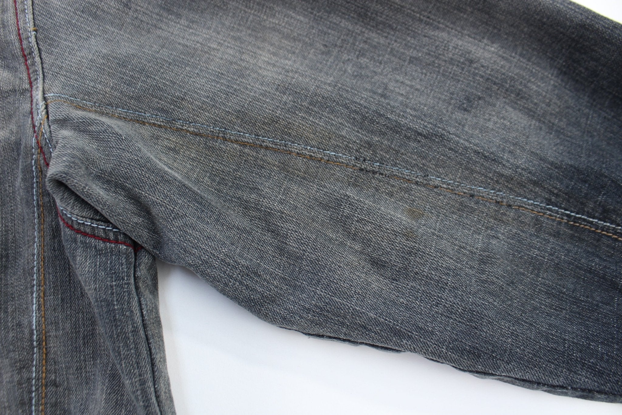 Vintage Sean John Dark Washed Denim Jacket - ThriftedThreads.com