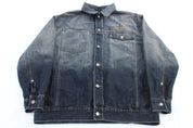 Vintage Sean John Dark Washed Denim Jacket - ThriftedThreads.com