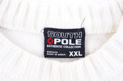 Vintage Southpole Black & White Knit Sweater - Sweater - Thrifted Threads