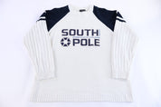 Vintage Southpole Black & White Knit Sweater - Sweater - Thrifted Threads