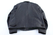 Vintage St. John Bay Leather Bomber Jacket - ThriftedThreads.com