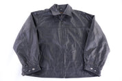 Vintage St. Johns Bay Black Full Zip Leather Jacket - Jacket - Thrifted Threads