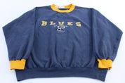 Vintage St. Louis Blues Hockey Embroidered Lee Sport Sweatshirt - ThriftedThreads.com