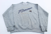 Vintage St. Louis Rams Football Embroidered Sweatshirt - ThriftedThreads.com
