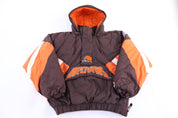 Vintage Starter Cleveland Browns Football Puffer Jacket - Jacket - Thrifted Threads