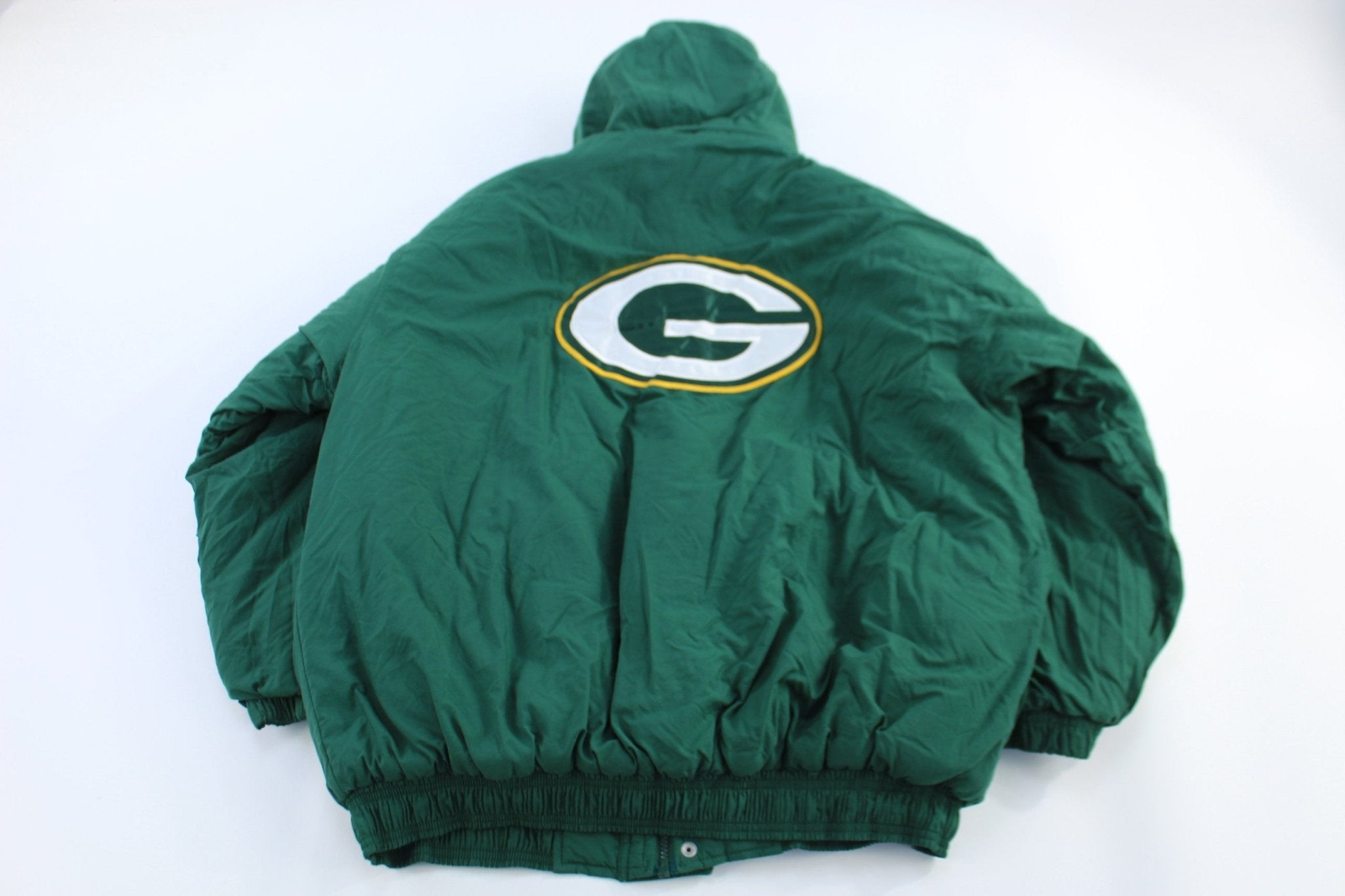 Vintage Starter Green Bay Packers Football Full Zip Jacket - jacket - Thrifted Threads
