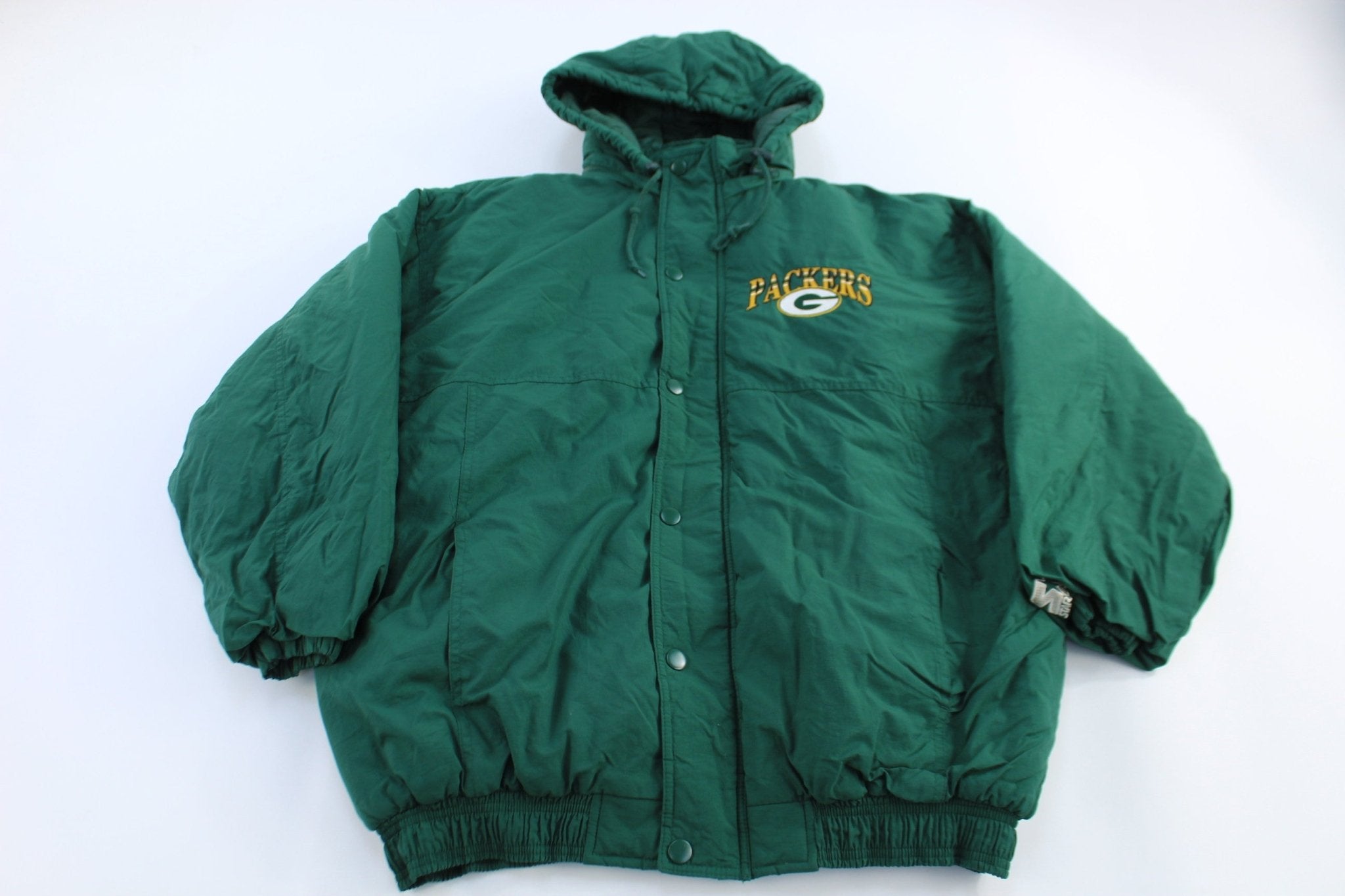 Vintage Starter Green Bay Packers Football Full Zip Jacket - Jacket - Thrifted Threads