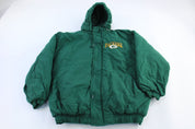 Vintage Starter Green Bay Packers Football Full Zip Jacket - jacket - Thrifted Threads