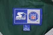 Vintage Starter Green Bay Packers Football Half Zip Windbreaker - Jacket - Thrifted Threads