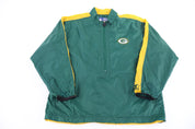 Vintage Starter Green Bay Packers Football Half Zip Windbreaker - Jacket - Thrifted Threads