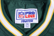 Vintage Starter Green Bay Packers Football Pullover Windbreaker - Jacket - Thrifted Threads