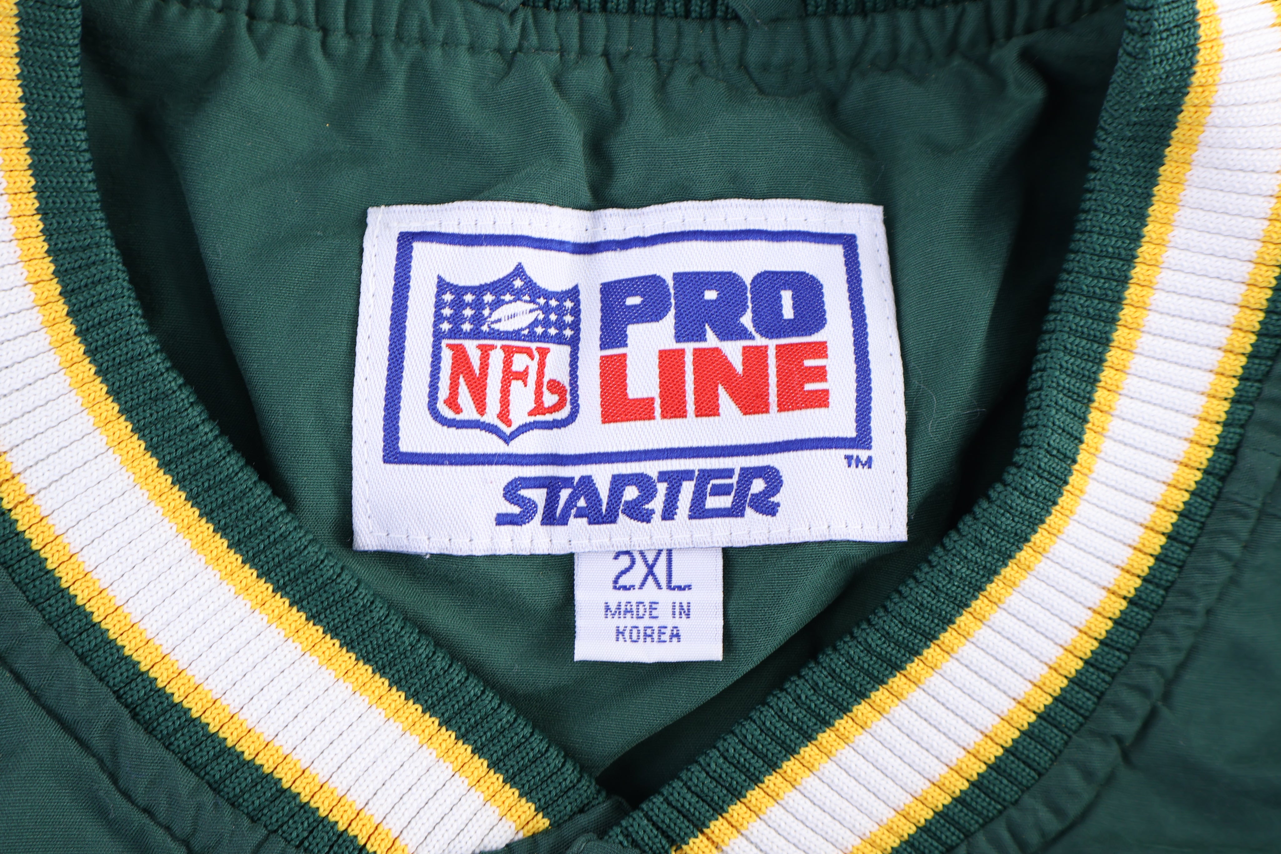 Vintage Starter Green Bay Packers Football Pullover Windbreaker - Jacket - Thrifted Threads