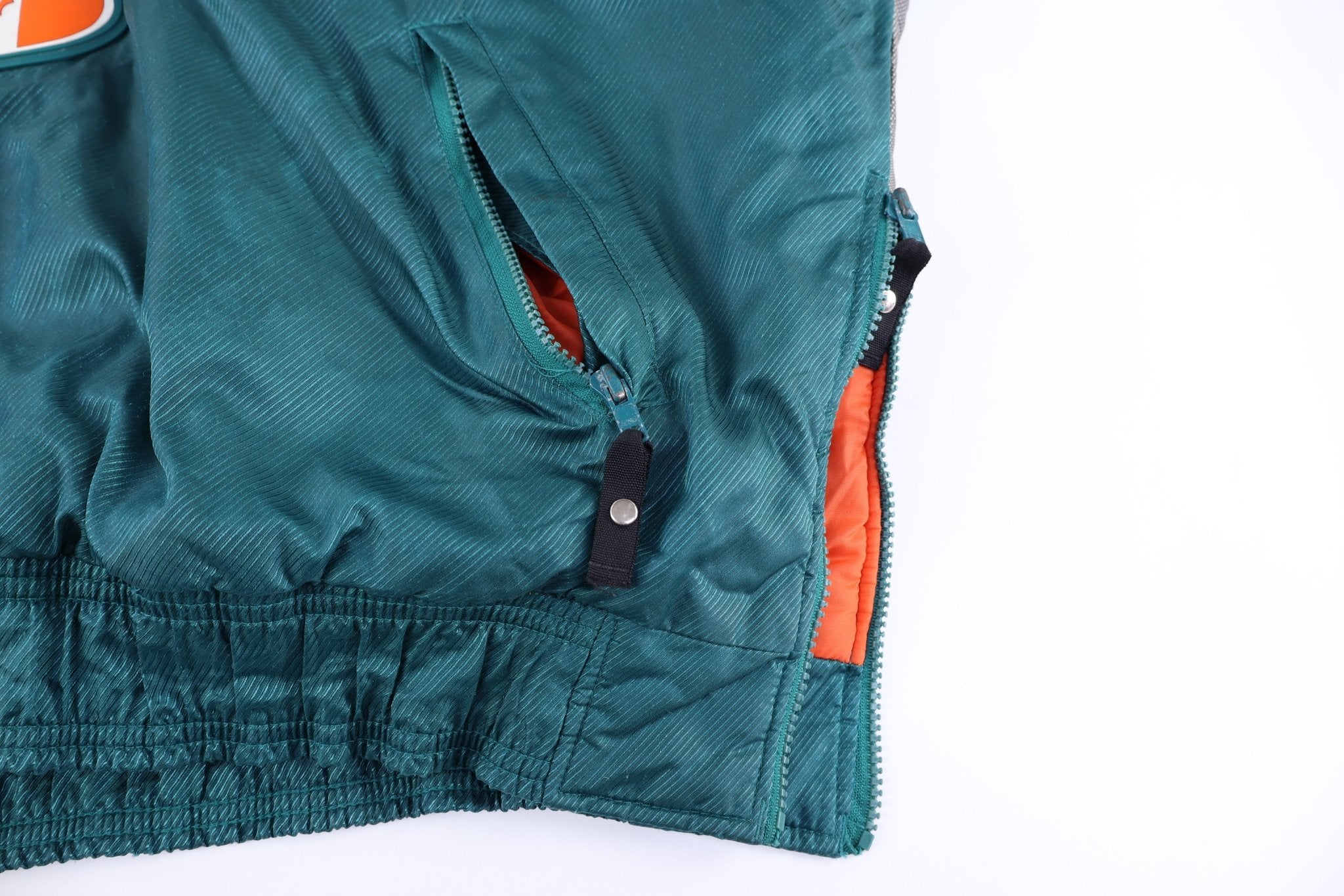 Vintage Starter Miami Dolphins Puffer Jacket - Jacket - Thrifted Threads