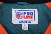 Vintage Starter Miami Dolphins Puffer Jacket - Jacket - Thrifted Threads