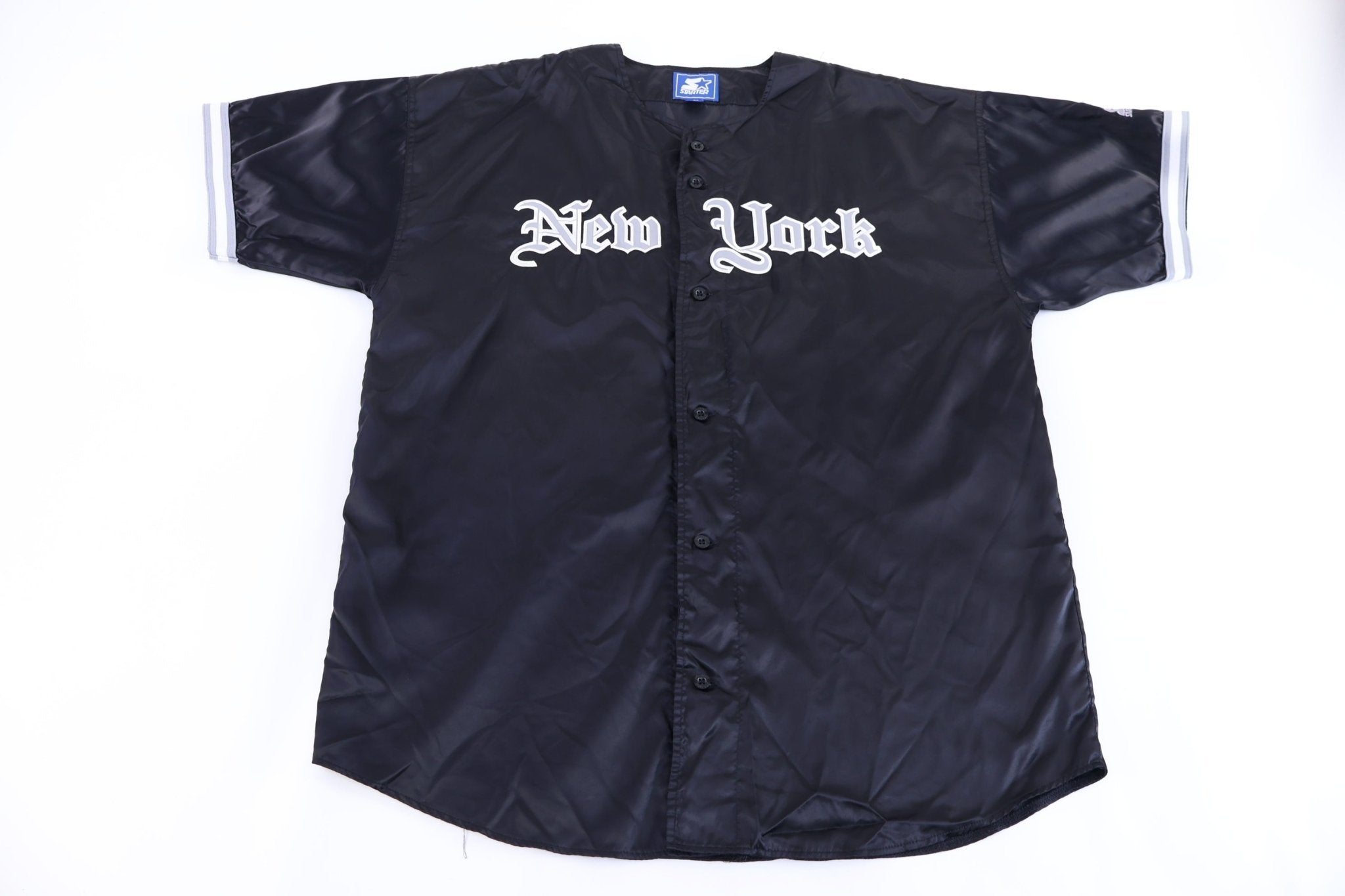 Vintage Starter New York Yankees Satin Baseball Jersey - Jerseys/Tanks - Thrifted Threads