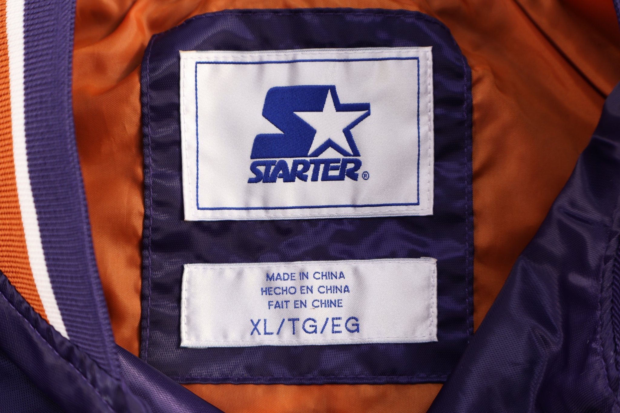 Vintage Starter Phoenix Suns Basketball Bomber Jacket - Jacket - Thrifted Threads