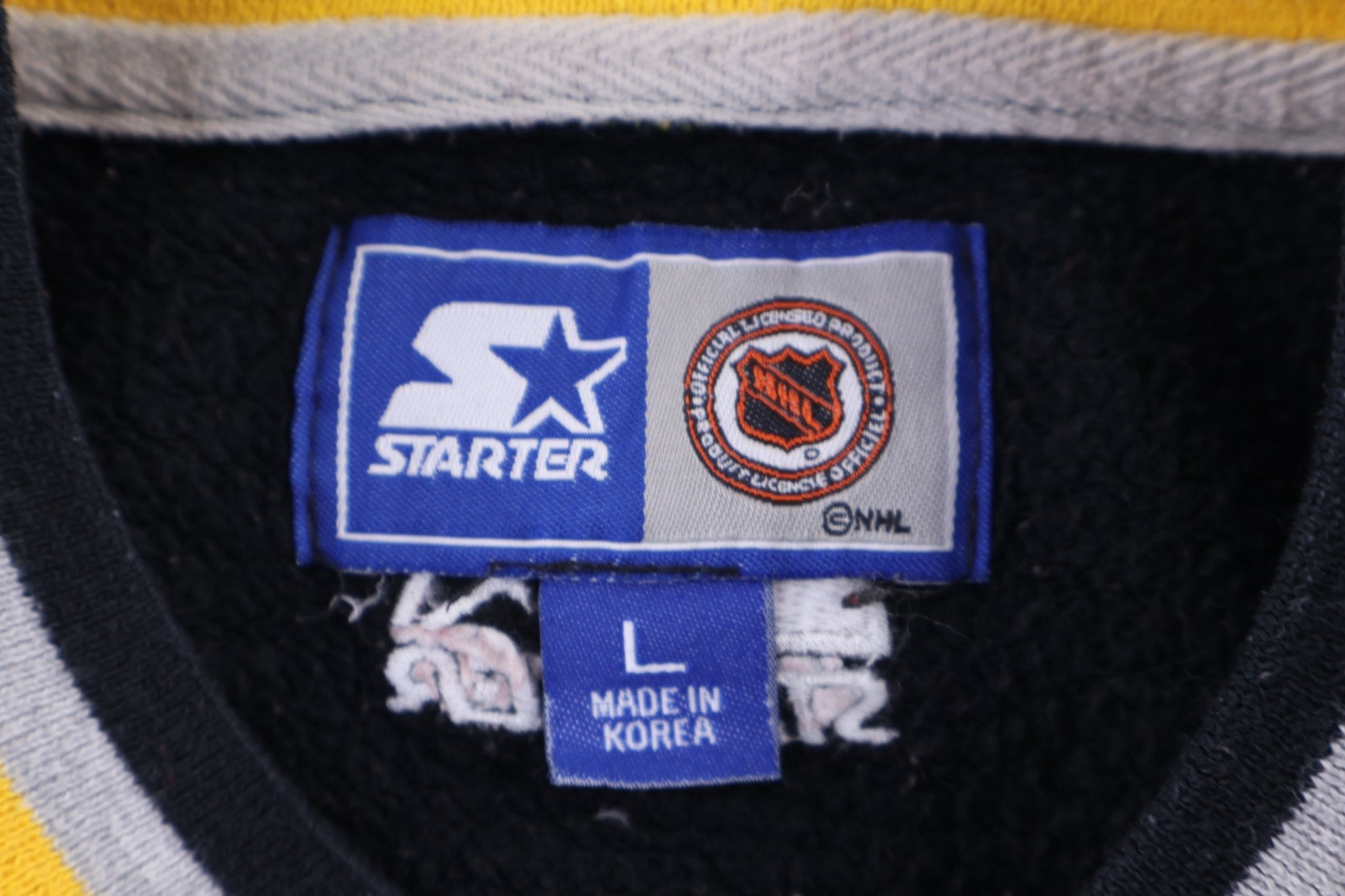 Vintage Starter Pittsburgh Penguins Football Sweatshirt - Sweatshirt - Thrifted Threads