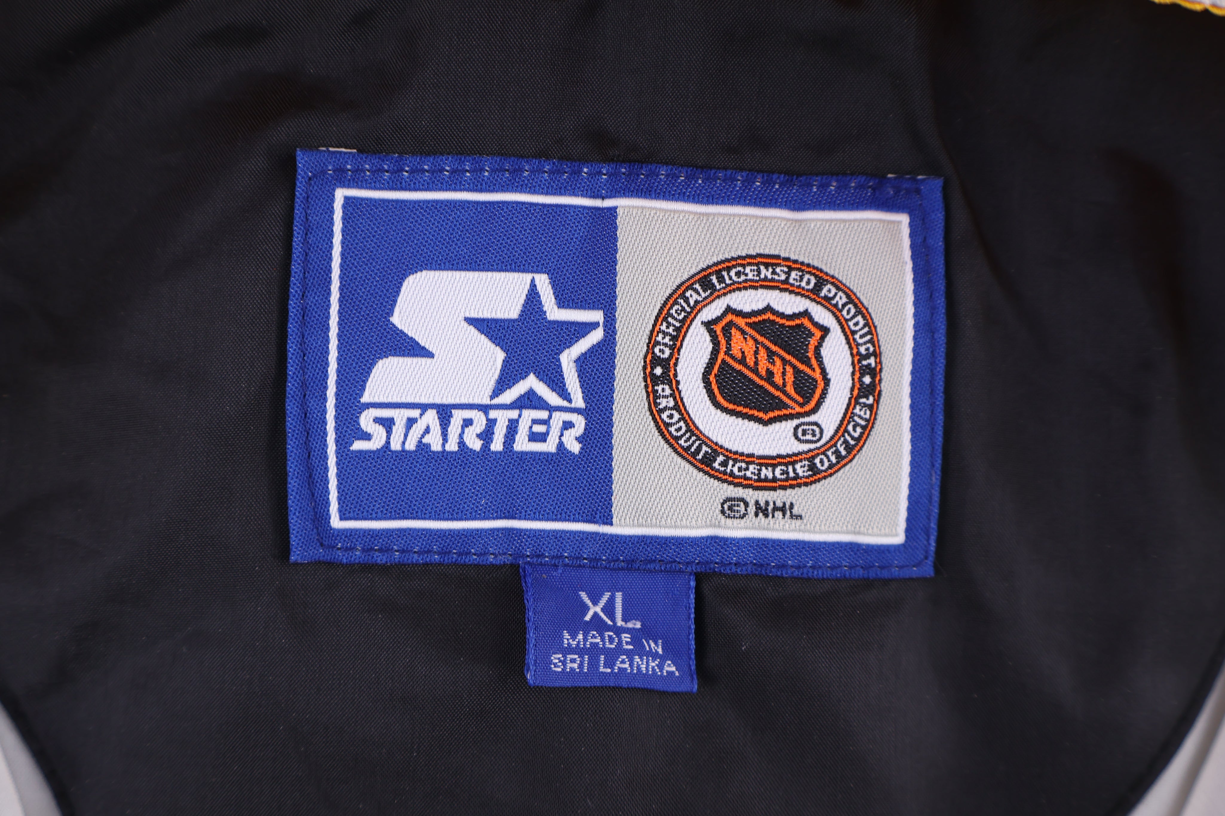 Vintage Starter Pittsburgh Penguins Hockey Full Zip Windbreaker - Jacket - Thrifted Threads