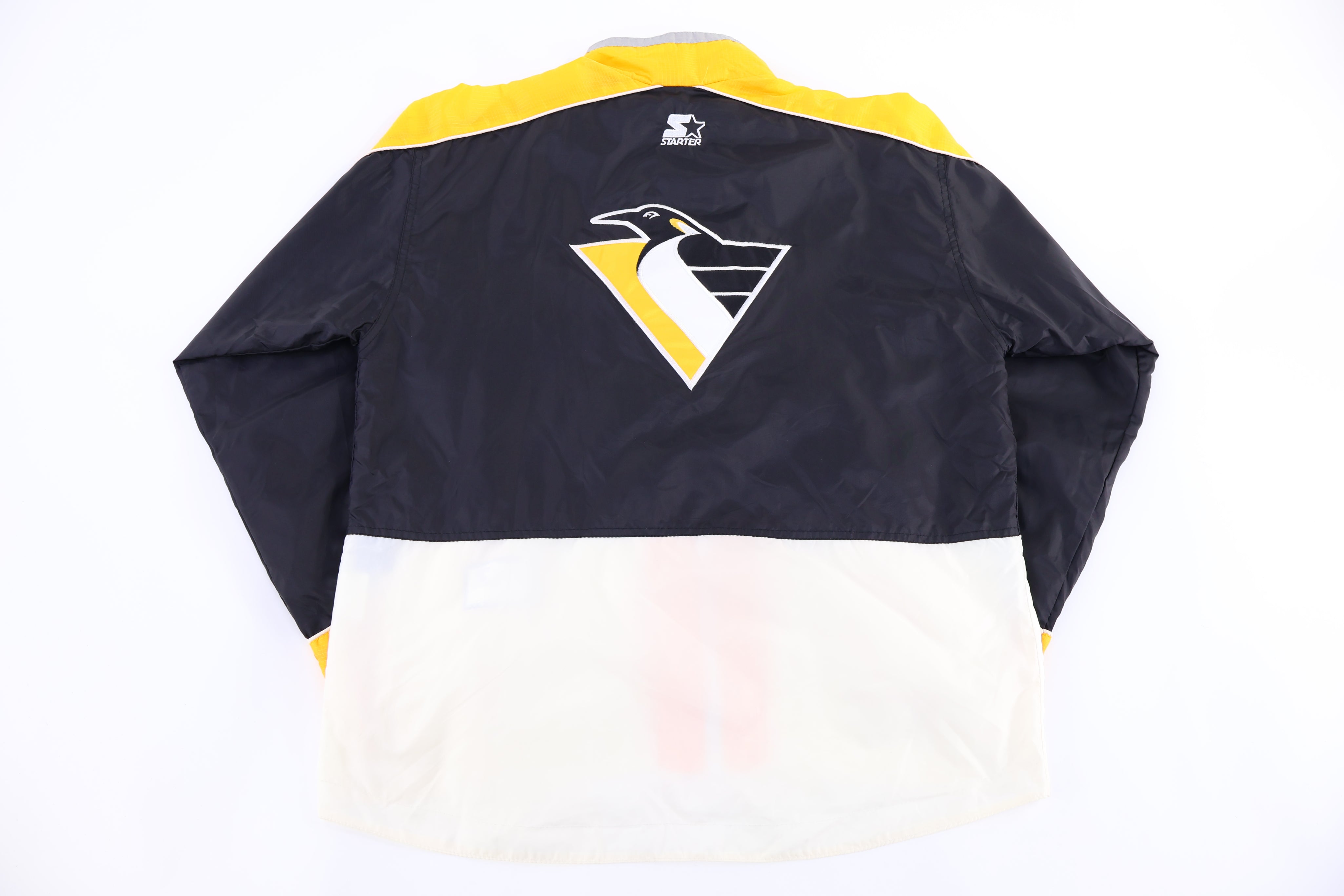 Vintage Starter Pittsburgh Penguins Hockey Full Zip Windbreaker - Jacket - Thrifted Threads