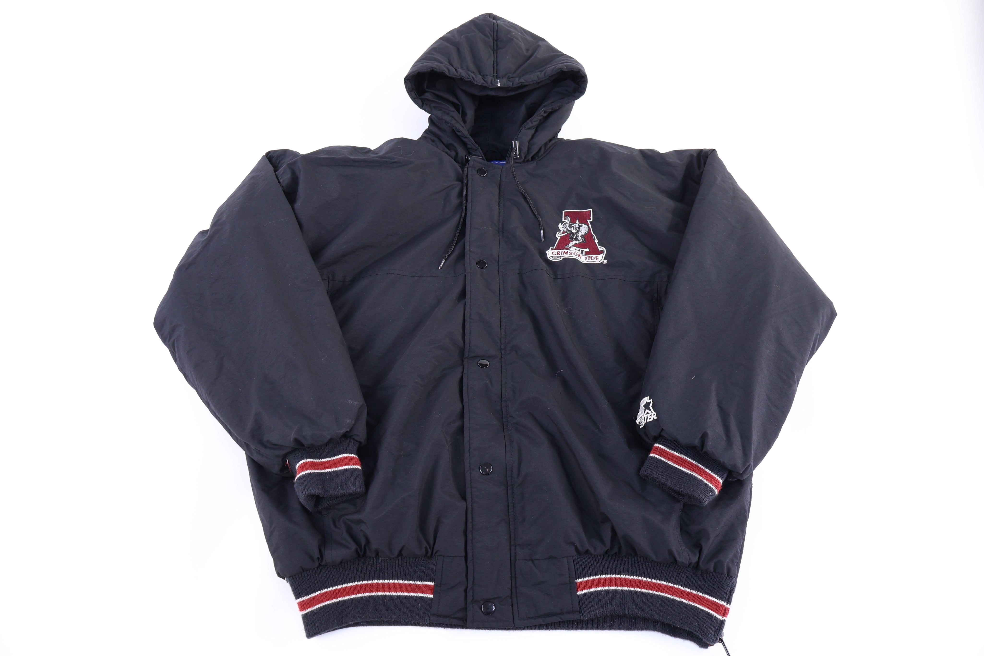 Vintage Starter University of Alabama Full Zip Puffer Jacket - Jacket - Thrifted Threads