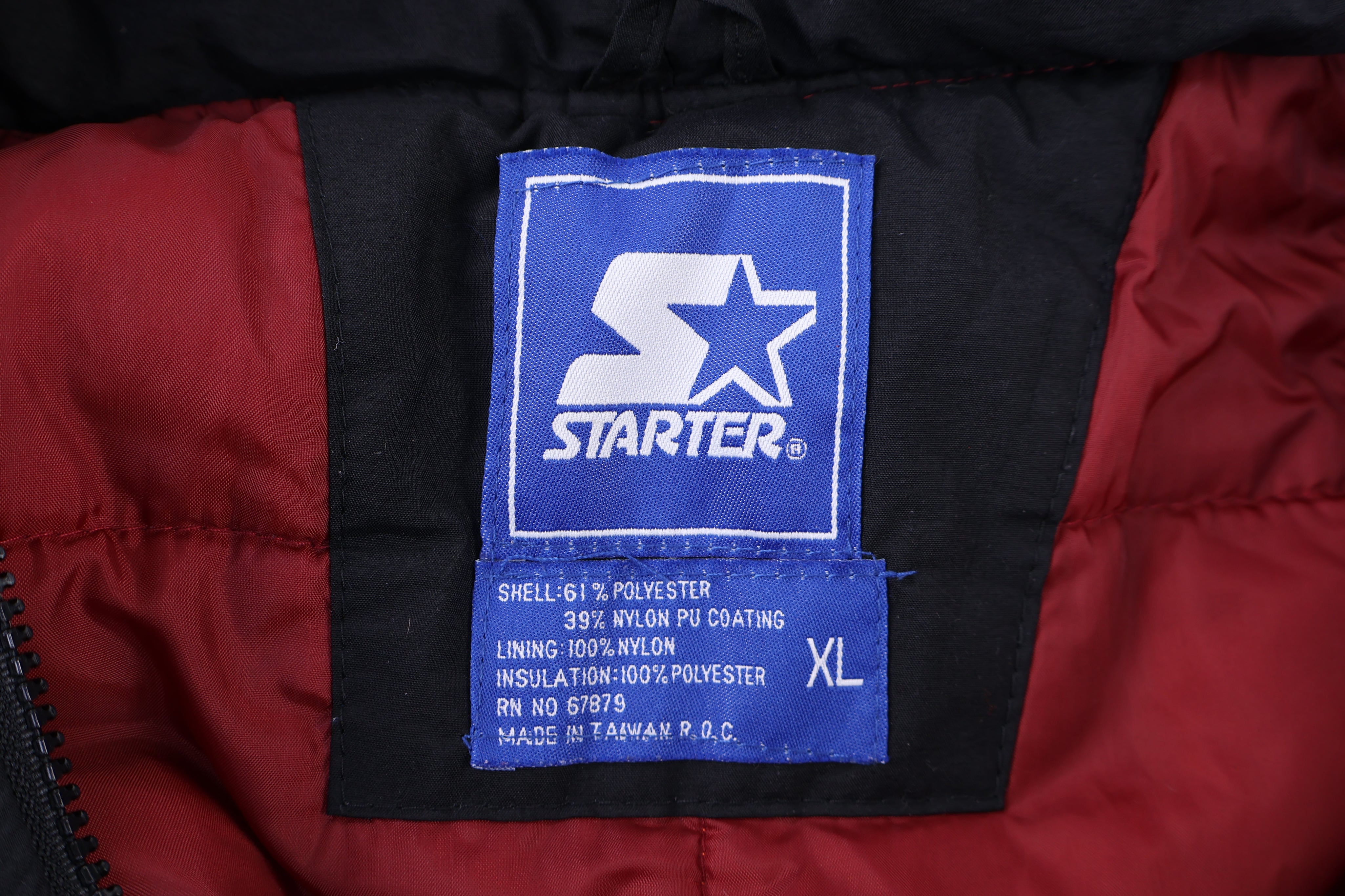 Vintage Starter University of Alabama Full Zip Puffer Jacket - Jacket - Thrifted Threads