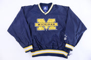 Vintage Starter University of Michigan Pullover Windbreaker - Jacket - Thrifted Threads