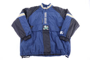 Vintage Starter University of Notre Dame Half Zip Jacket - Jacket - Thrifted Threads