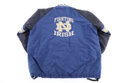 Vintage Starter University of Notre Dame Half Zip Jacket - Jacket - Thrifted Threads