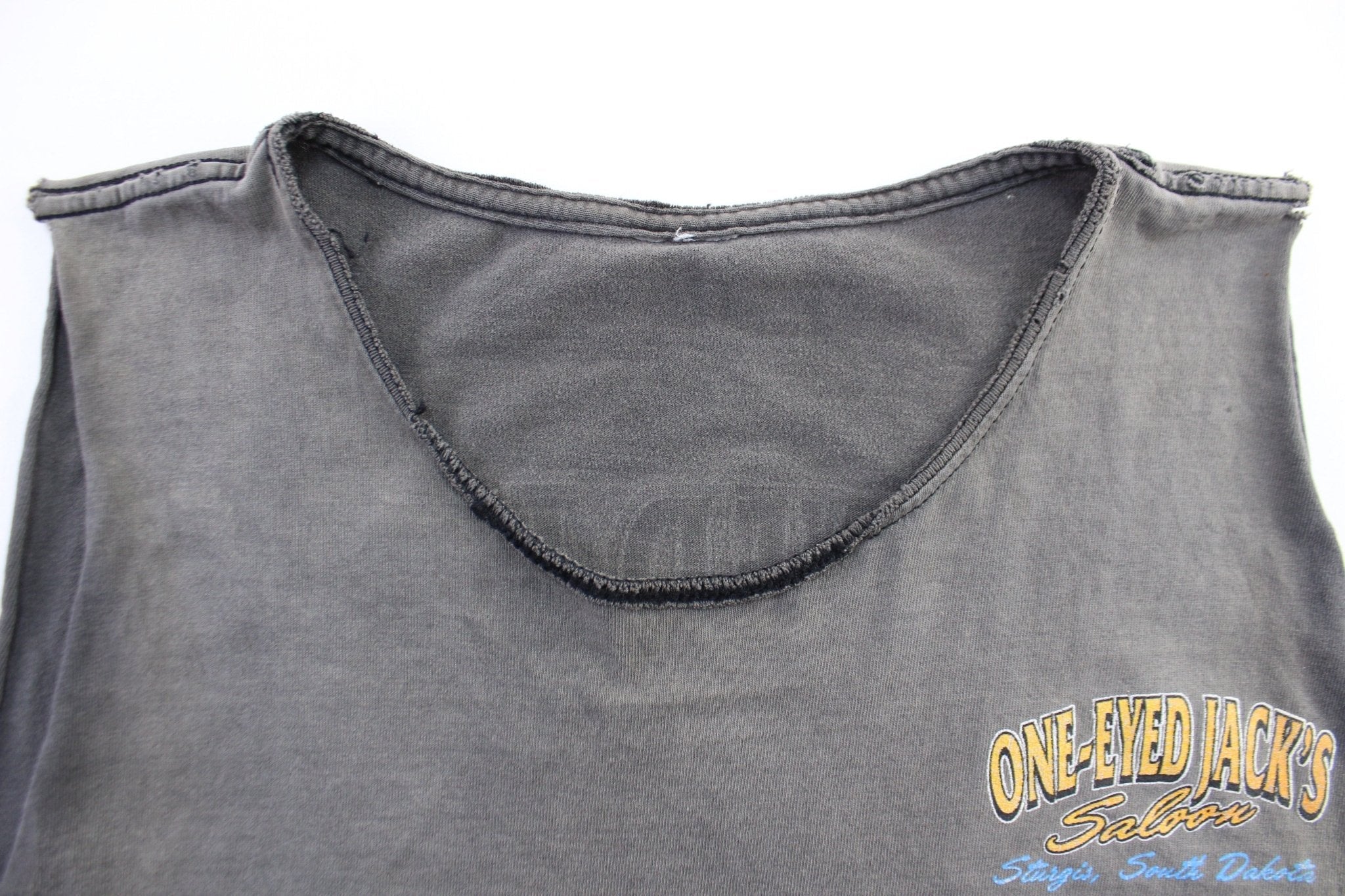 Vintage Sturgis South Dakota One Eyed Jack's Graphic Tank Top - Jerseys/Tanks - Thrifted Threads
