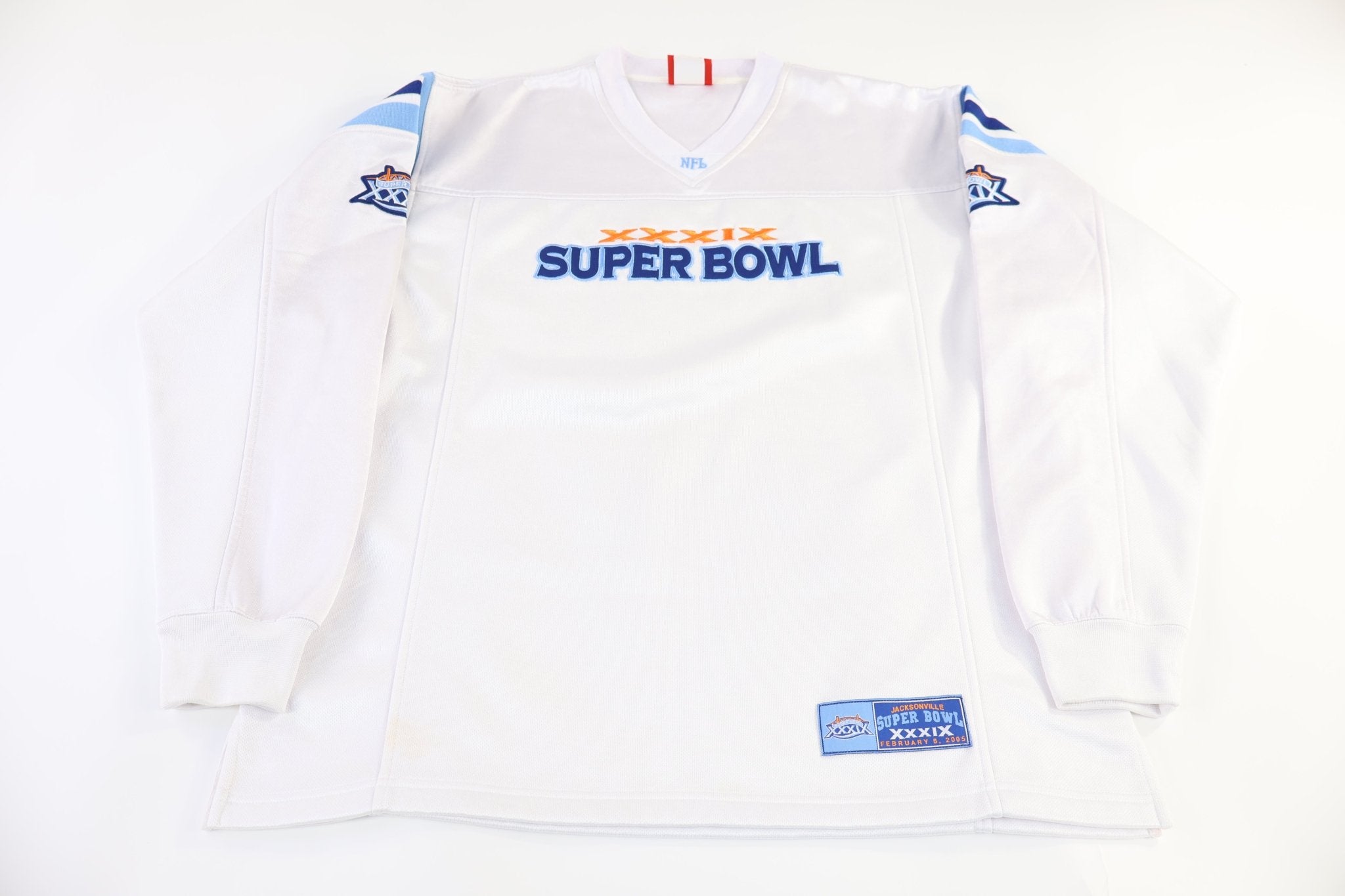 Vintage Super Bowl Football Pullover Sweater - Sweater - Thrifted Threads