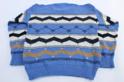 Vintage Sweater Graphix Patterned Sweater - ThriftedThreads.com