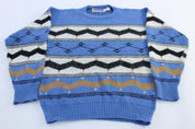 Vintage Sweater Graphix Patterned Sweater - Sweater - Thrifted Threads