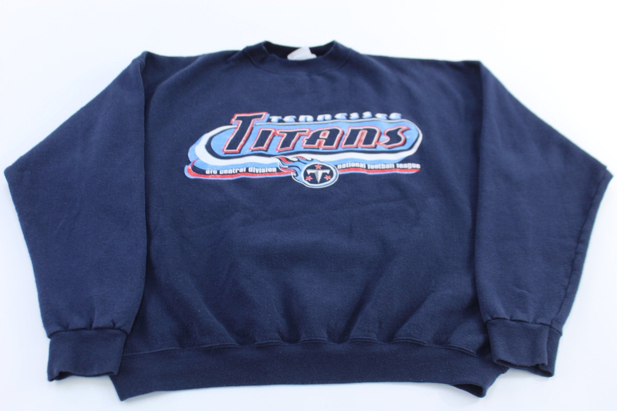 Vintage Tennessee Titans Football Puma Sweatshirt - ThriftedThreads.com