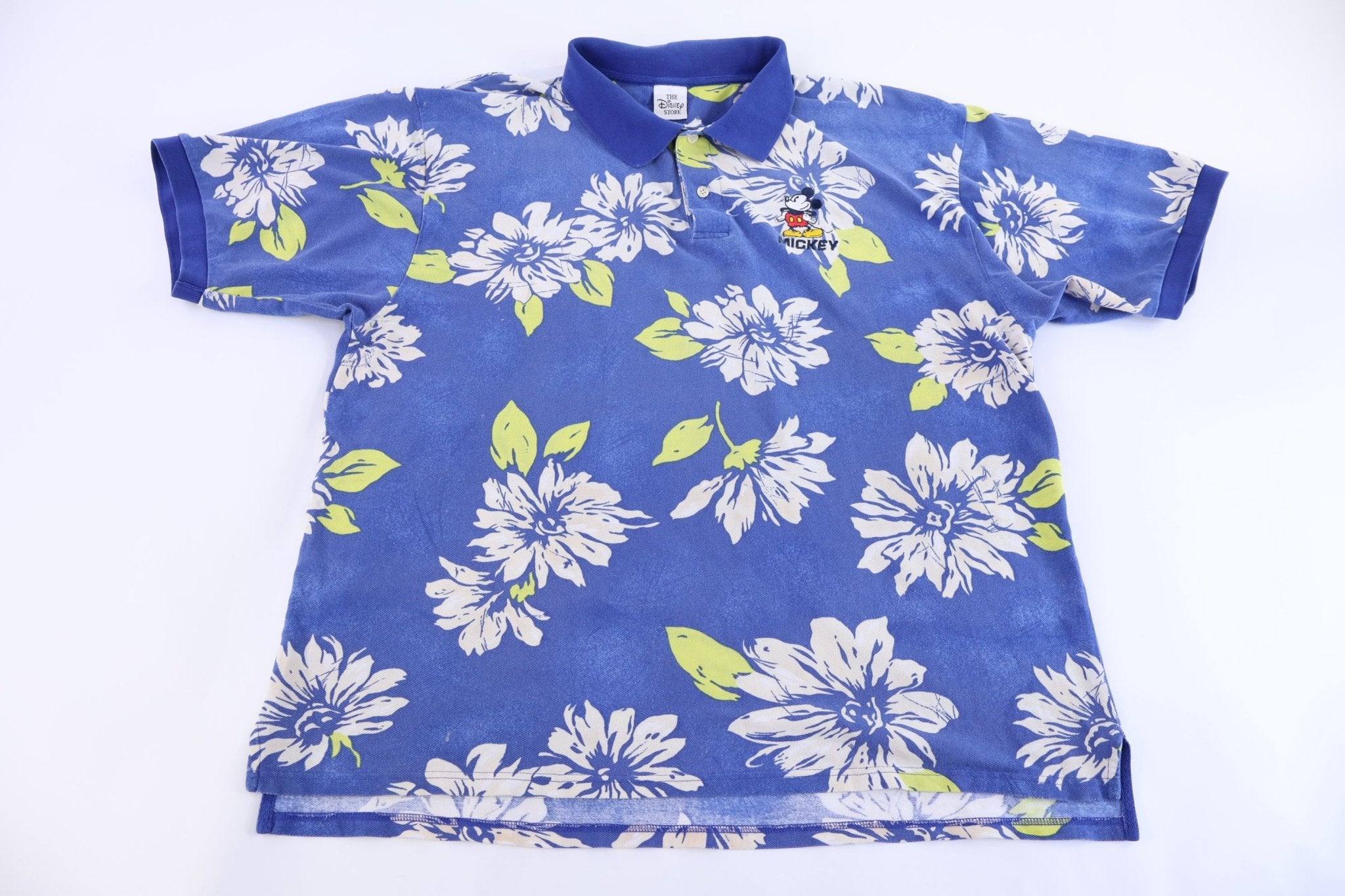 Vintage The Disney Store Mickey Mouse Hawaiian Button Up - Button Ups/Downs - Thrifted Threads
