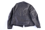 Vintage The Leather Shop Black Leather Jacket - Jacket - Thrifted Threads