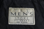 Vintage The Men's Store Black Leather Jacket - ThriftedThreads.com