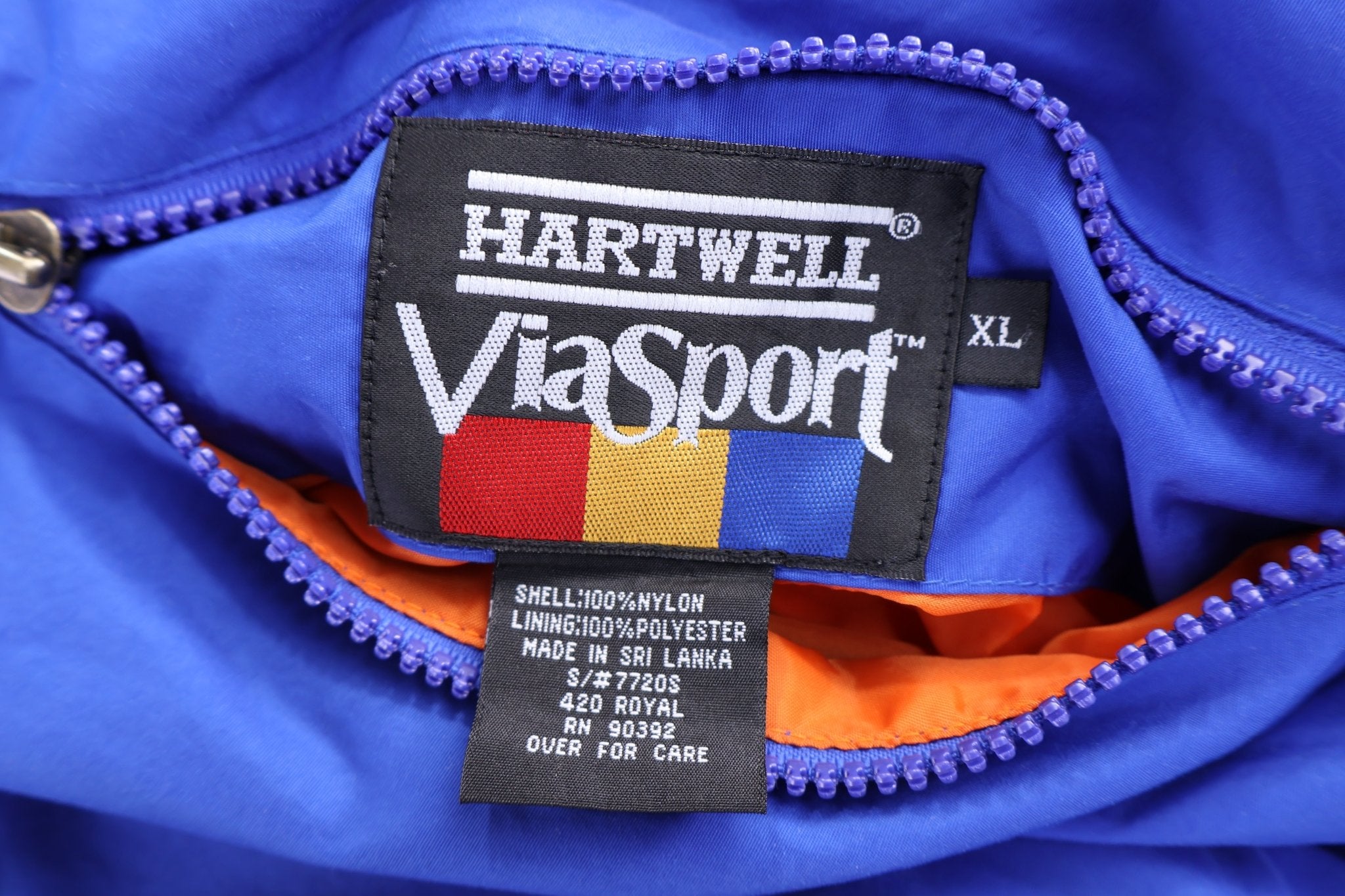 Vintage Tide Racing Full Zip Reversible Jacket - Jacket - Thrifted Threads