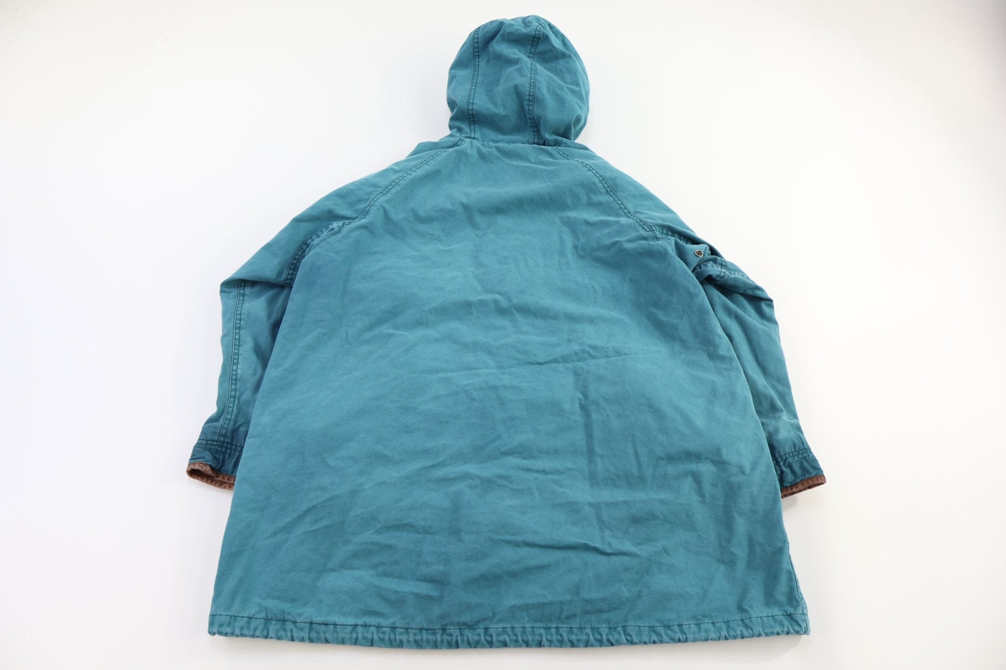Vintage Timberland Green Buckled Hooded Jacket - Jacket - Thrifted Threads