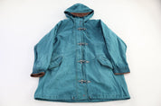 Vintage Timberland Green Buckled Hooded Jacket - Jacket - Thrifted Threads
